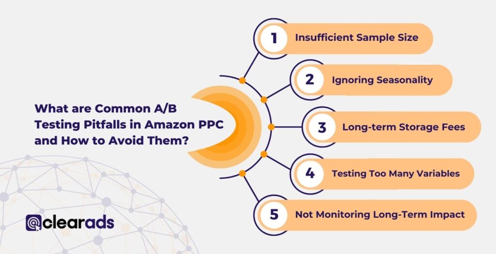 A summary diagram of the 5 key pitfalls in Amazon PPC and how to avoid them.