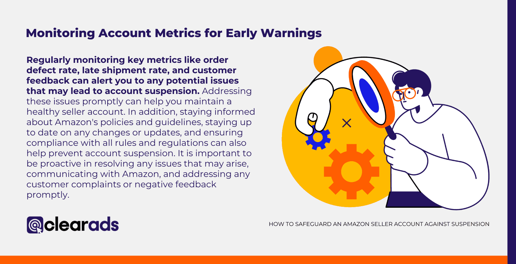 monitor metrics to prevent suspension