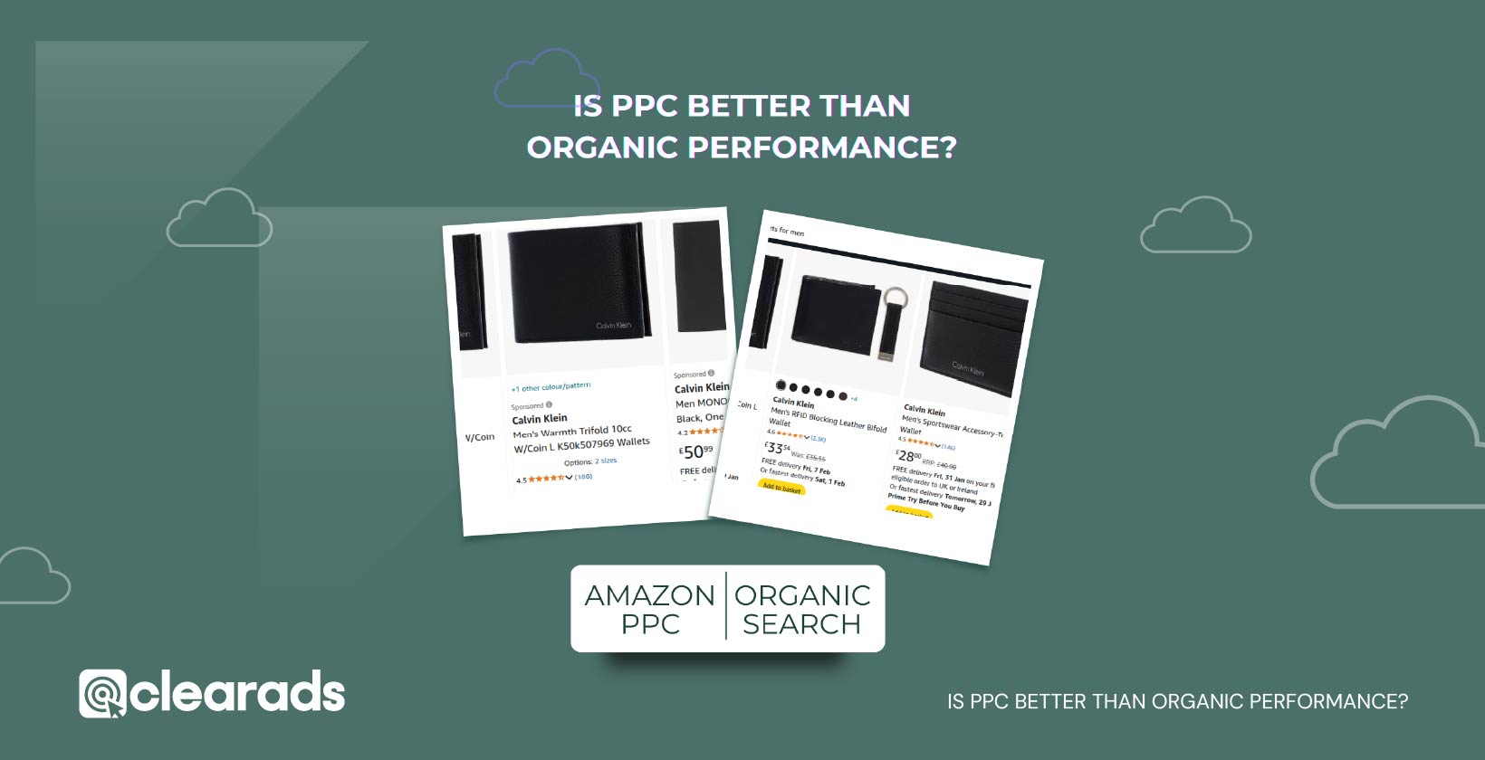Infographic asking whether ppc is better than organic performance