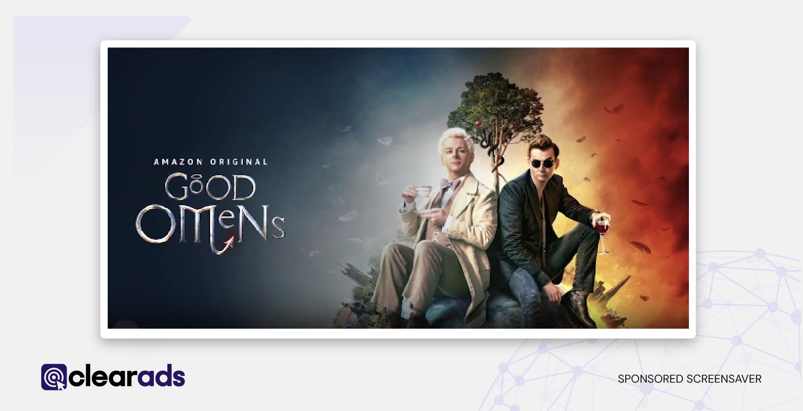 Screenshot of an Amazon Fire TV Sponsored Screensaver ad type