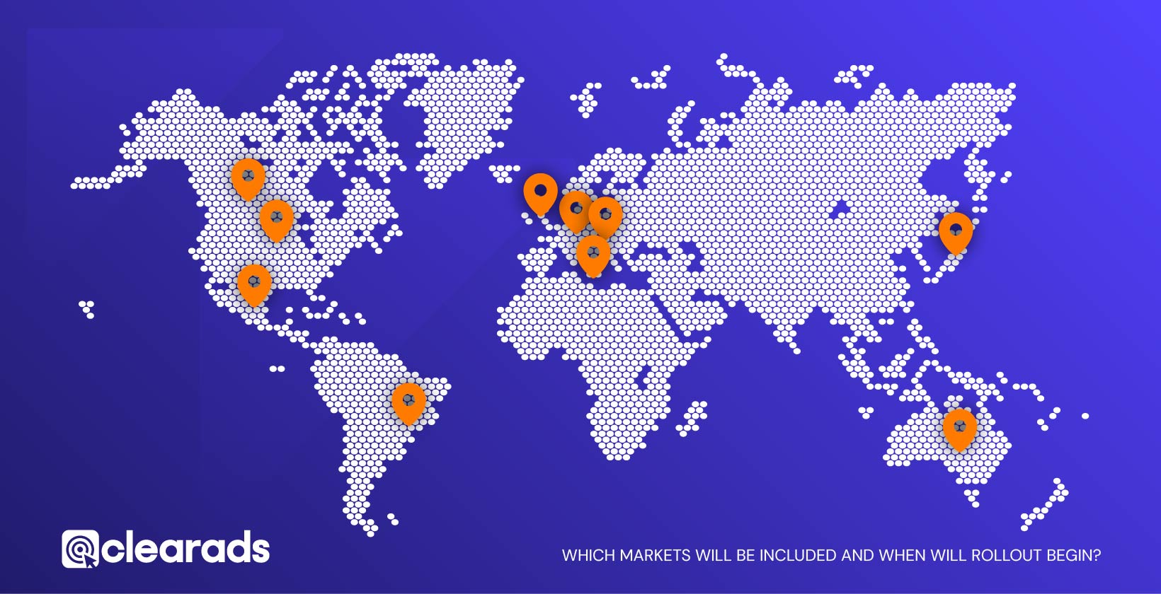 Map showing which-markets will be included and when rollout will begin
