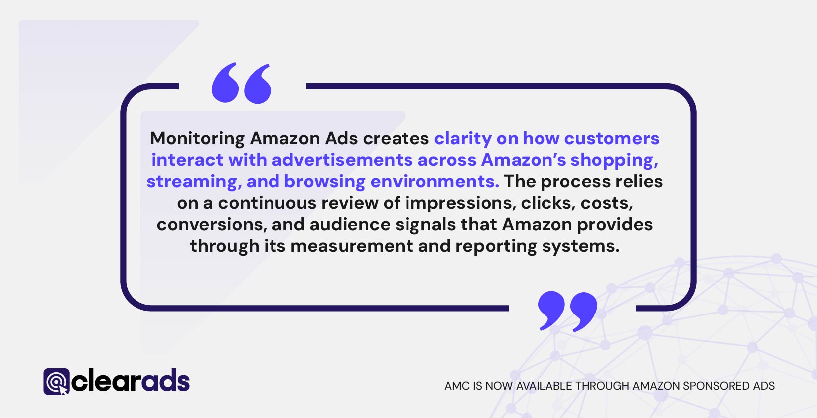 Quotation discussing How to Monitor Amazon Ads